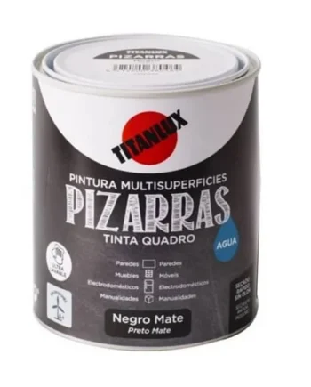 Esmalte Pizarras Mate al Agua 750 ml Negro