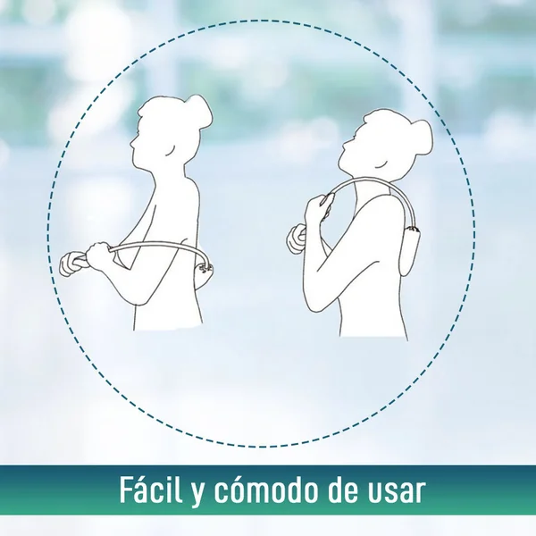 Esponja Ducha para la Espalda con Mango Curvo Extra Largo