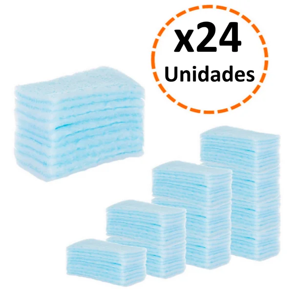 Esponjas Jabonosas Desechables 24 Unidades
