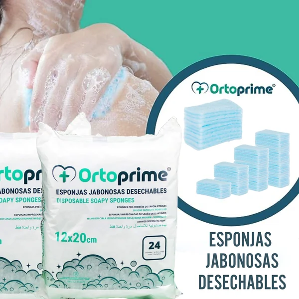 Esponjas Jabonosas Desechables 24 Unidades