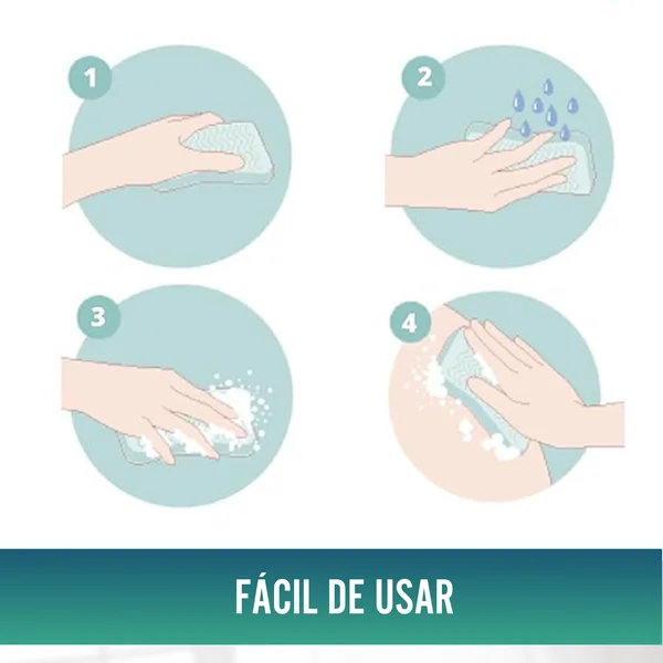 Esponjas Jabonosas Desechables 24 Unidades