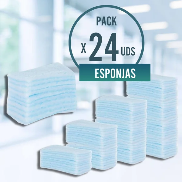 Esponjas Jabonosas Desechables 24 Unidades