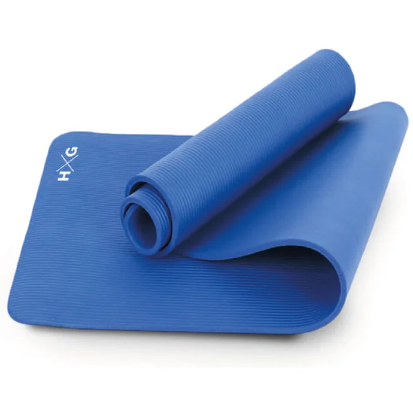 Esterilla de Yoga de Caucho Antideslizante y Cintas para Enrollar