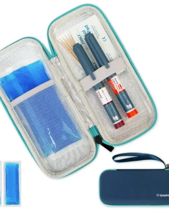 Estuche Insulina Isotérmico con 2 Bolsas Gel Frío y Cremallera