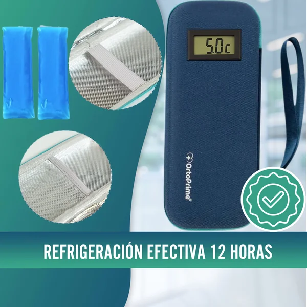 Estuche para Insulina con Termómetro| Nevera para Diabéticos
