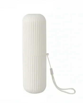 Estuche Portátil Para Cepillo y Pasta De Dientes Beige