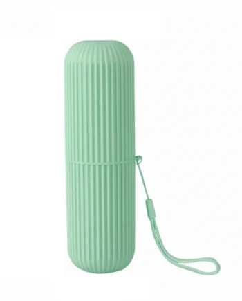 Estuche Portátil Para Cepillo y Pasta De Dientes Verde claro