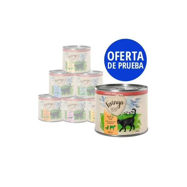 Evento de liquidación: nueva serie fresca de Feringa Classic Meat Menu - Pack De Prueba Mixto en Productos Para Gatos.