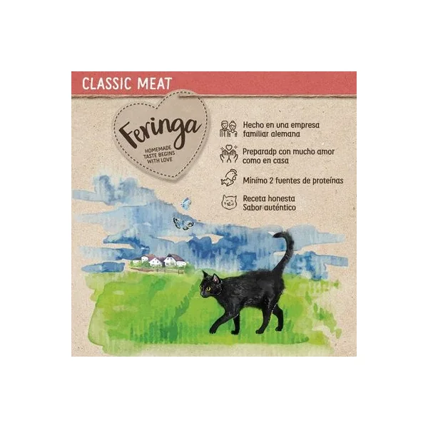 Evento de liquidación: nueva serie fresca de Feringa Classic Meat Menu - Pack De Prueba Mixto en Productos Para Gatos.