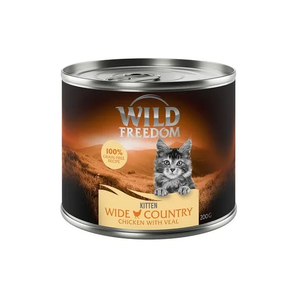 Evento de liquidación: nueva serie fresca de Wild Freedom Kitten 6 X 200 G en Productos Para Gatos en Zaragoza España.