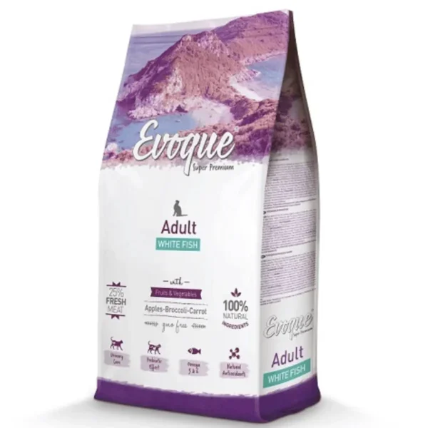 Evoque gatos pescado blanco atún pienso para gatos