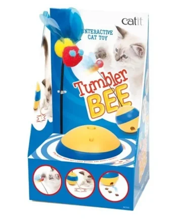 Experimenta la comodidad sin costuras con Productos Para Gatos's Catit Juguete Interactivo Play Tumbler Bee de Las Palmas de Gran Canaria España.