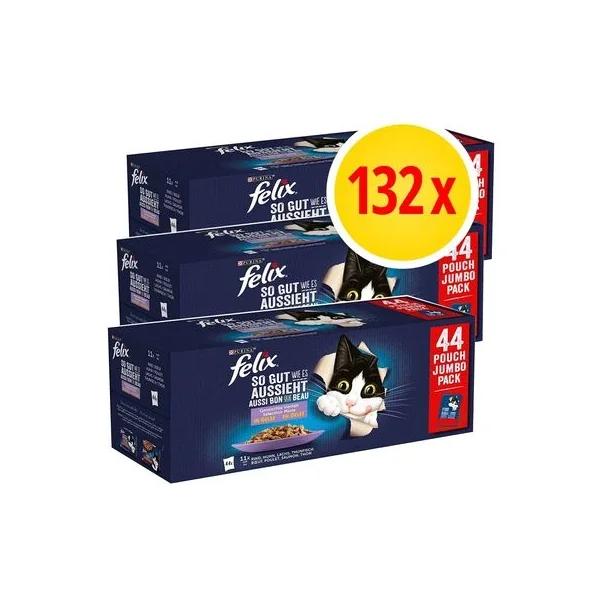 Explora las mejores tiendas en línea para Megapack Ahorro Felix Fantastic 132 X 85 G en Gatospetshop.com.
