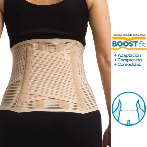Faja Sacro Lumbar Semirrígida con Cruce Lumbar
