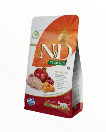 Farmina N&D Pumpkin Codorniz Calabaza y Granada Esterilizado para Gatos