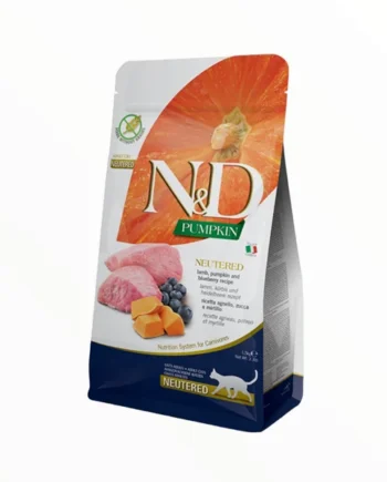 Farmina N&D Pumpkin Cordero Calabaza y Arándanos Esterilizado para Gatos