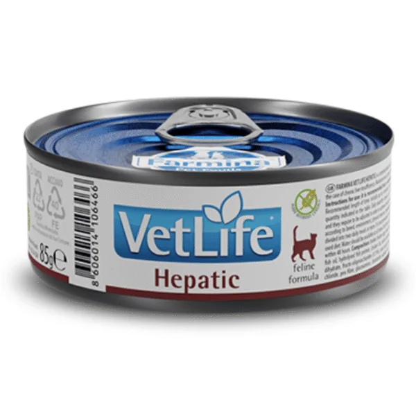 Farmina Vet Life HEPATIC gatos 12X85 g