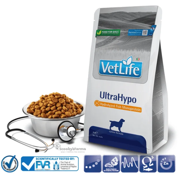 Farmina Vet Life ULTRAHYPO alergias alimentarias perros