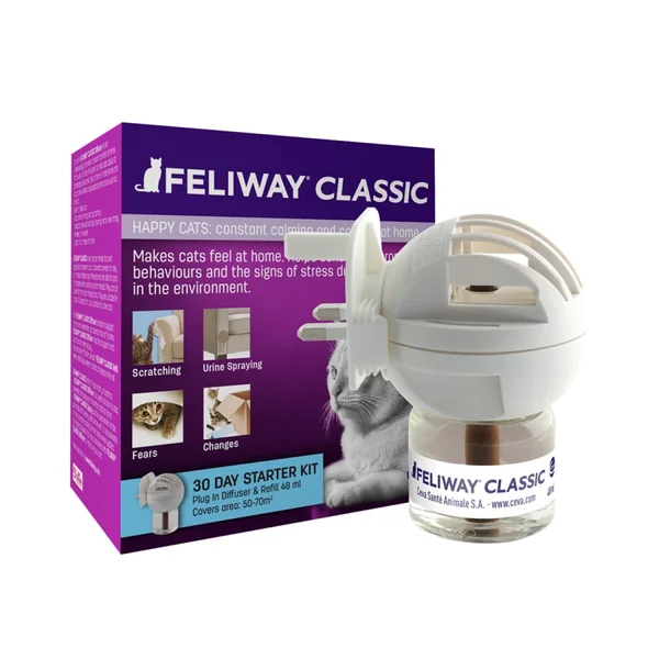 Feliway Classic Difusor — Calma el Estrés y Ansiedad en Gatos