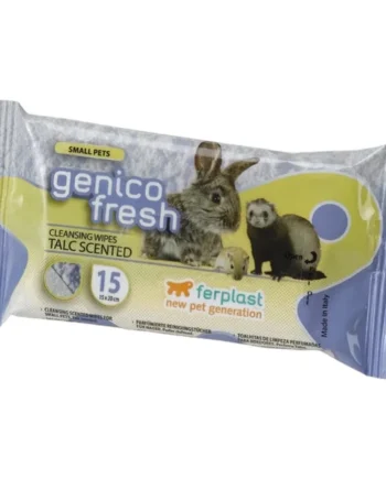 Ferplast Toallitas Húmedas para Conejos y Roedores — Limpieza Suave