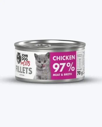Filetes de pollo Kitten John Dog
