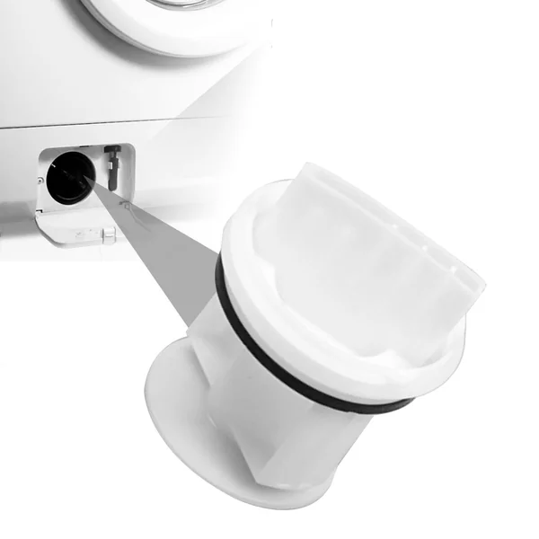 Filtro De Pelusas Compatible Con Lavadora Balay Bosch Siemens Constructa Neff Blanco