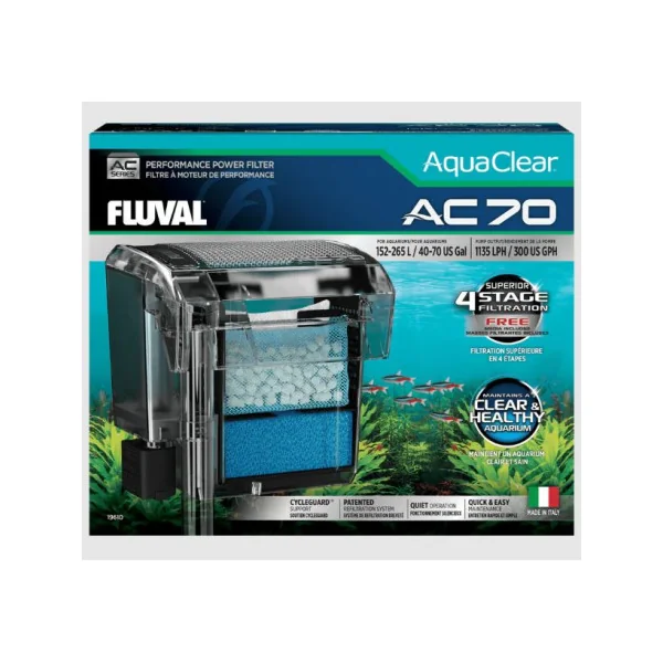 Filtro mochila para acuarios AquaClear Fluval AC 70