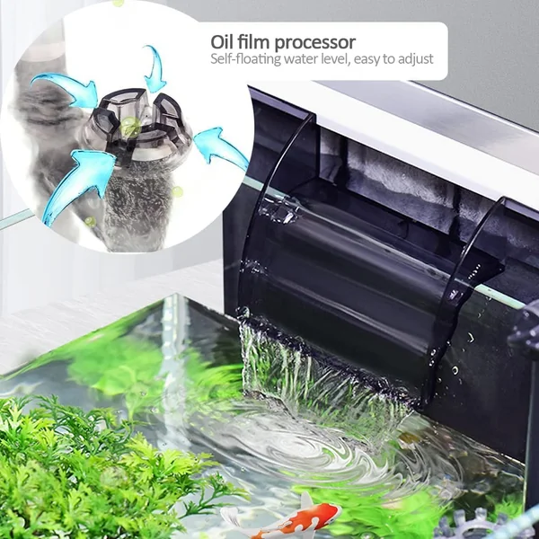 Filtro Profesional Externo tipo Mochila para Acuario 3.5w.