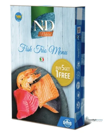 FISH Trio Menú ND Natural latas gatos 6x70 g