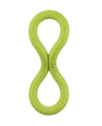 Flamingo Aiko Juguete de Goma Verde para perros (28cm)