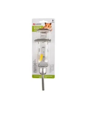 Flamingo Bebedero Vidrio Roedores Athina 177 ml