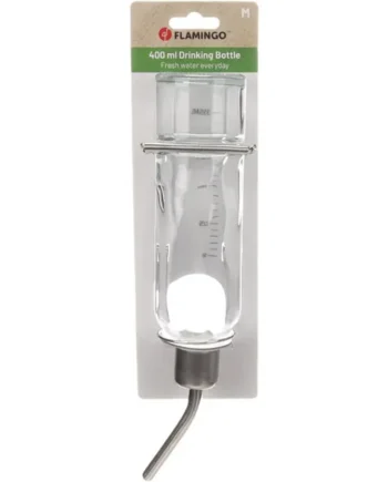 Flamingo Bebedero Vidrio Roedores Athina 350 ml
