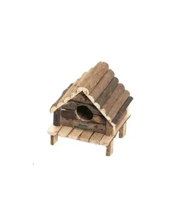 Flamingo Casa Madera Para Roedores Hudson 14X12X13 cm