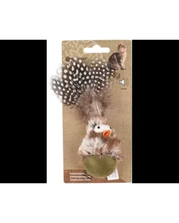 Flamingo Juguete Wobbler Pájaro con Sonido Natura Delight para Gatos