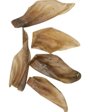 Flamingo oreja de búfalo para perros | Snack natural masticable (5 unidades)
