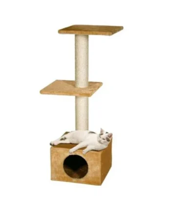 Flamingo Smaragd Árbol Rascador Beige Con Gatera premium a los mejores precios: compra en línea en Productos Para Gatos.
