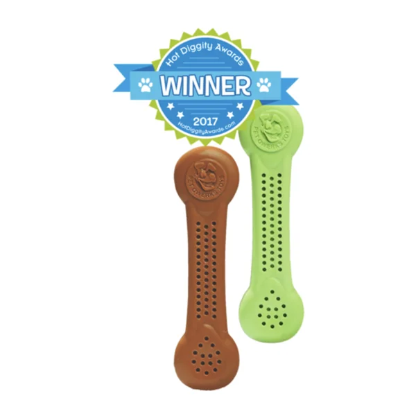 Flavorit Bone Manteca de Cacahuete + Menta (Pack 2) 10cm