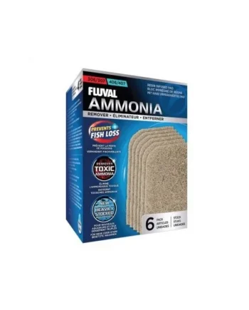 Fluval Almohadilla Elimina Amoniaco 307/407, 6uds