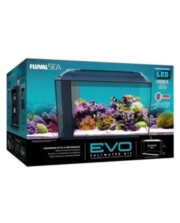 Fluval Evo Acuario Marino, Negro, 52L