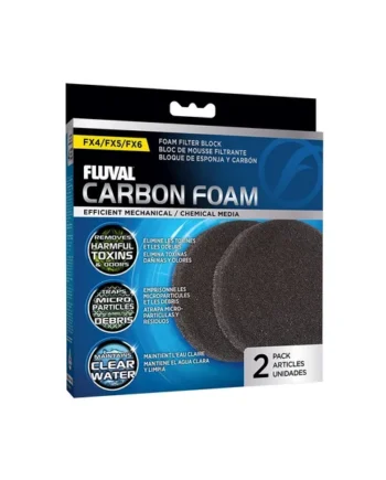 Fluval Foamex con Carbón FX, 2uds