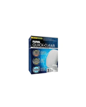Fluval Quick Clear Foamex Fino 107/207, 3uds