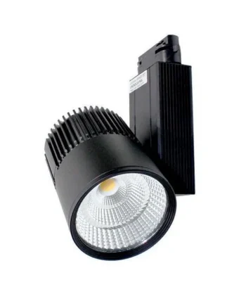 Foco carril led Dori orientable luz fria Negro 30W