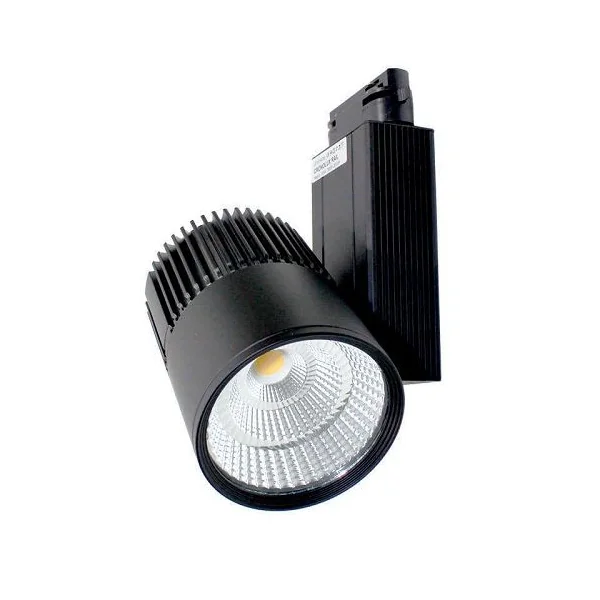 Foco carril led Dori orientable luz fria Negro 30W