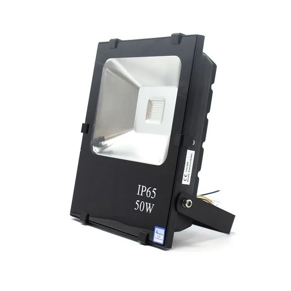 Foco Proyector led con mando RGB Negro 50W