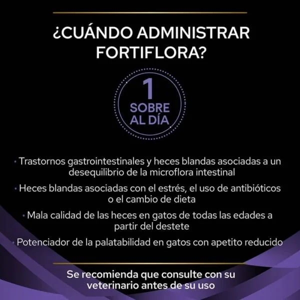 Fortiflora gatos probióticos 30 sobres de 1 gr