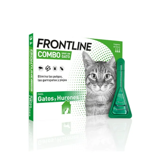 Frontline Combo Pipetas Antiparasitarias para Gatos y Hurones
