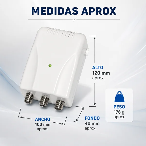 Fuente Alimentacion 160mA 24V 2 salidas Blanco