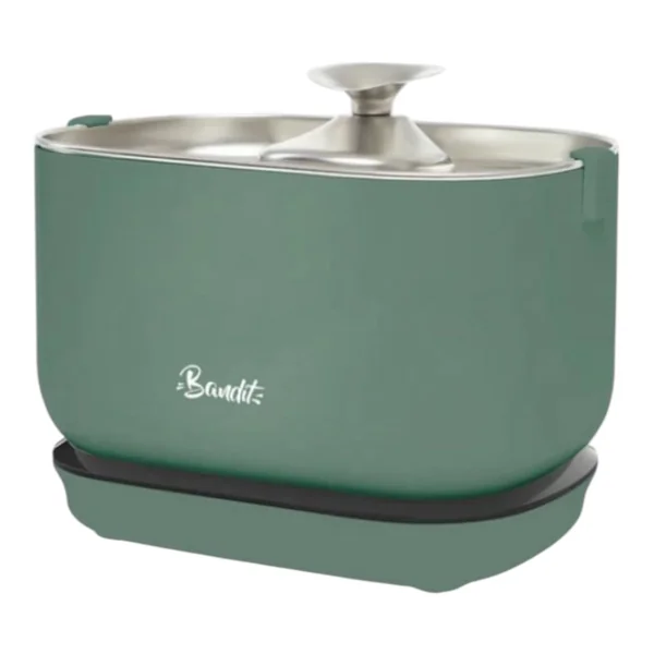 Fuente Bandit Inox para Mascotas — Sin Enchufes, Agua Siempre Fresca