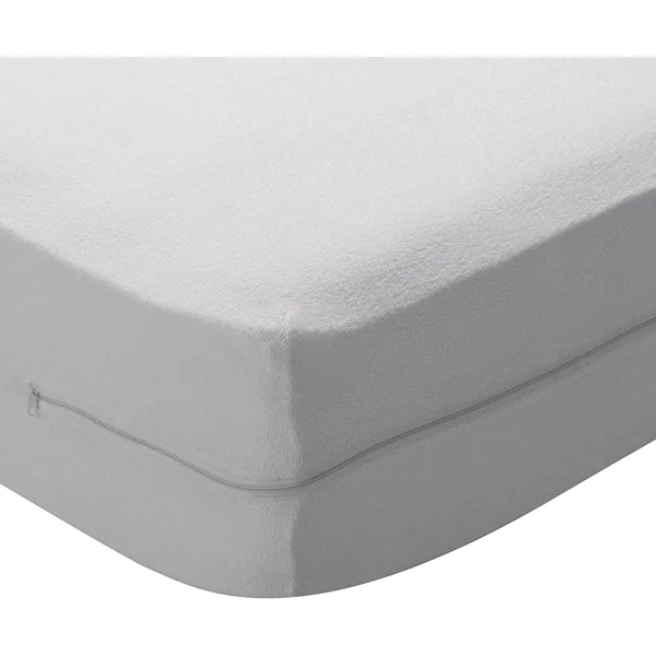 Funda Cubre Colchón Impermeable 100% Rizo con Cremallera