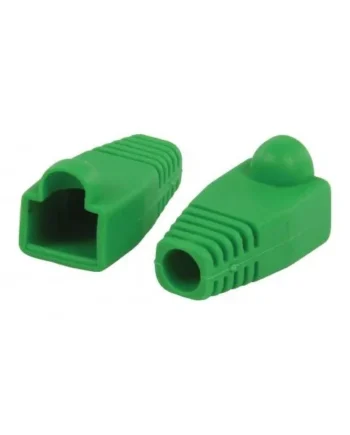 Funda para conector de red RJ45 (10ud/bolsa) Verde